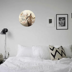 custom name wooden wall clock as a christmas gift