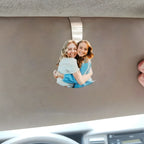 bestie together car visor clip personalized design