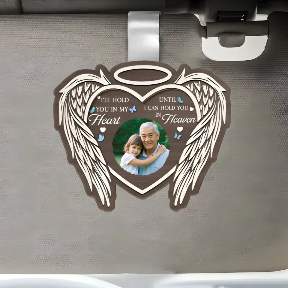 decoration personalized photo with name wooden comfort on the road