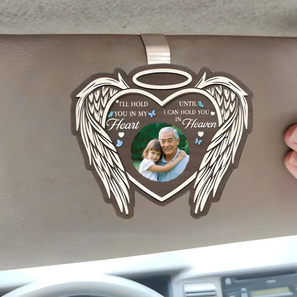 decoration personalized photo with name wooden comfort on the road 2 layer