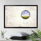 wooden canvas personalized photo remembrance gift poster and canvas
