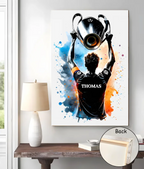 canvas unframed wood poster personalized design gift for best friend