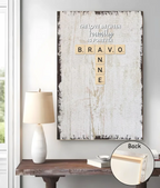 canvas personalized photo with name memorial design poster and canvas