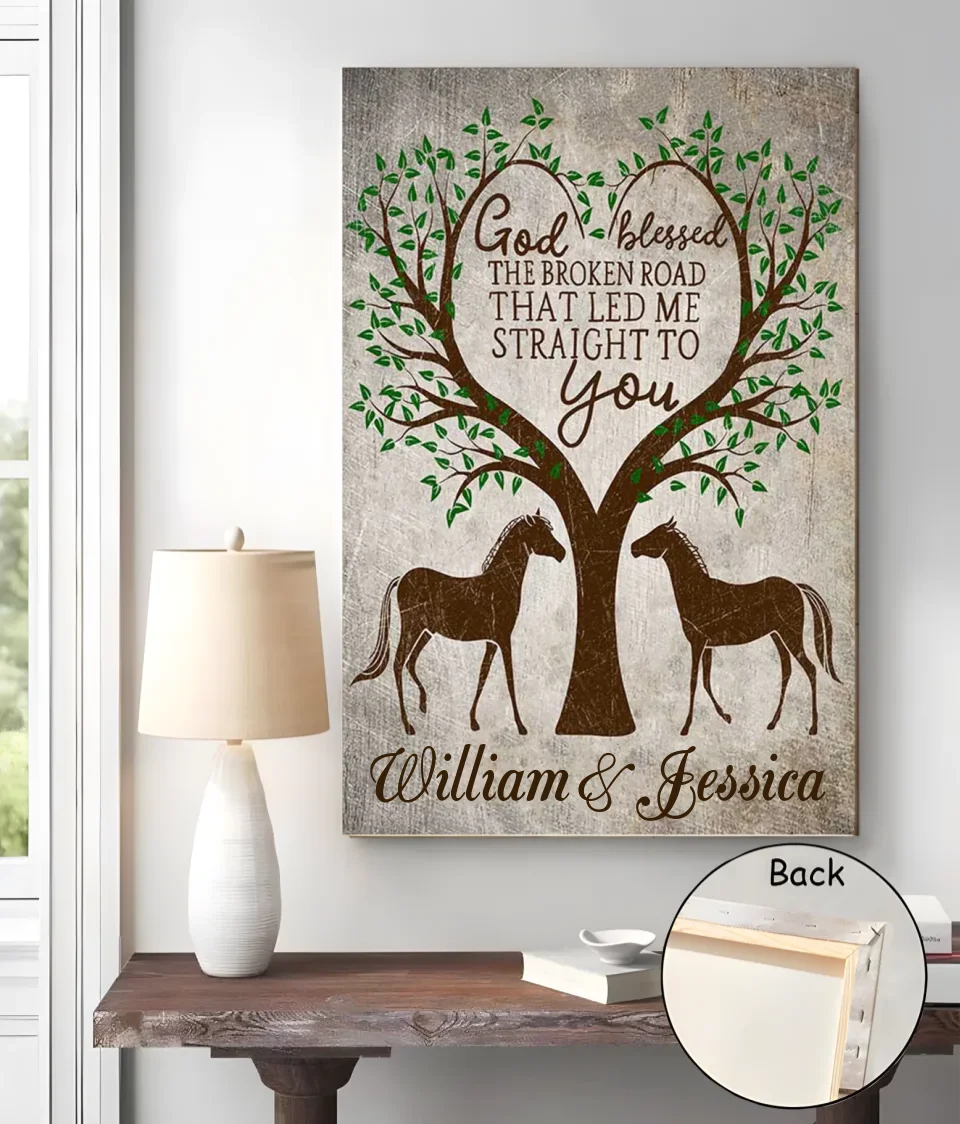 canvas unframed wood poster personalized design gift for best friend