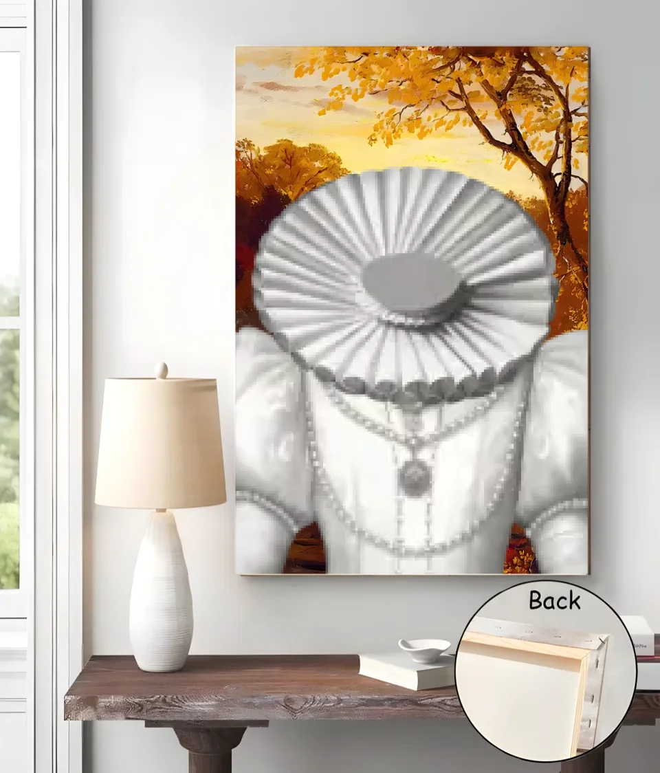 Canvas Unframed Royal Portrait Canvas Print Custom Dog or Cat Painting Wall Art for Memorial Display and Home Decor