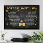 Never Forgotten Personalized Keepsake Home Remembrance Gift for Loss of Dog Poster Without Frame