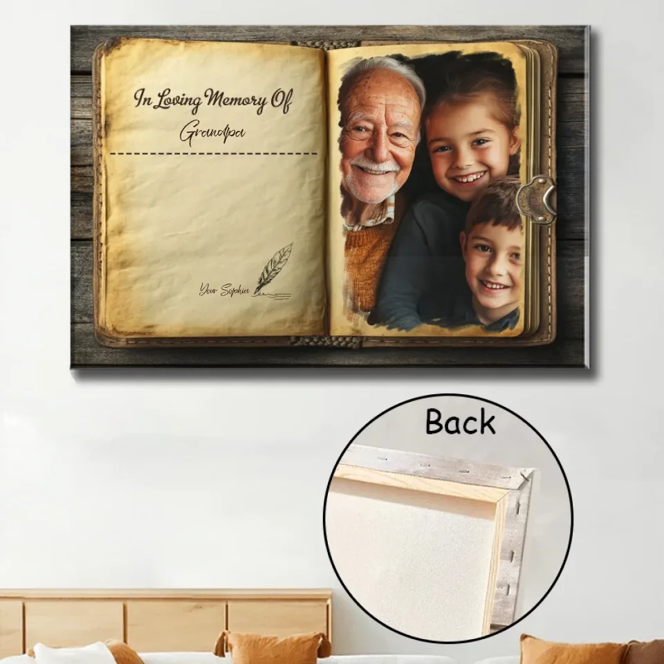 personalized photo canvas wooden wall art keepsake poster and canvas