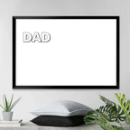 nation flag dad grandpa walking with kids canvas or poster meaningful wall art fathers day gift for grandpa