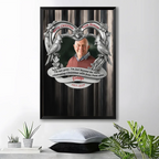 canvas personalized photo with name christmas remembrance poster and canvas