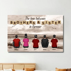 personalized photo canvas wooden wall art keepsake poster and canvas