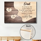 fathers day surprise custom gift for dad inspired by thank you dad gift with kids names
