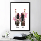 canvas unframed canvas personalized design gift for best friend