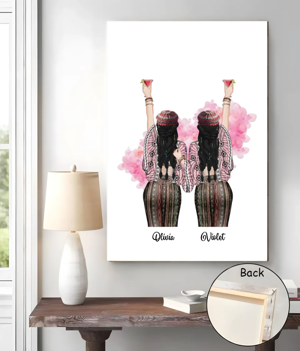 canvas with inner frame canvas personalized design wall art