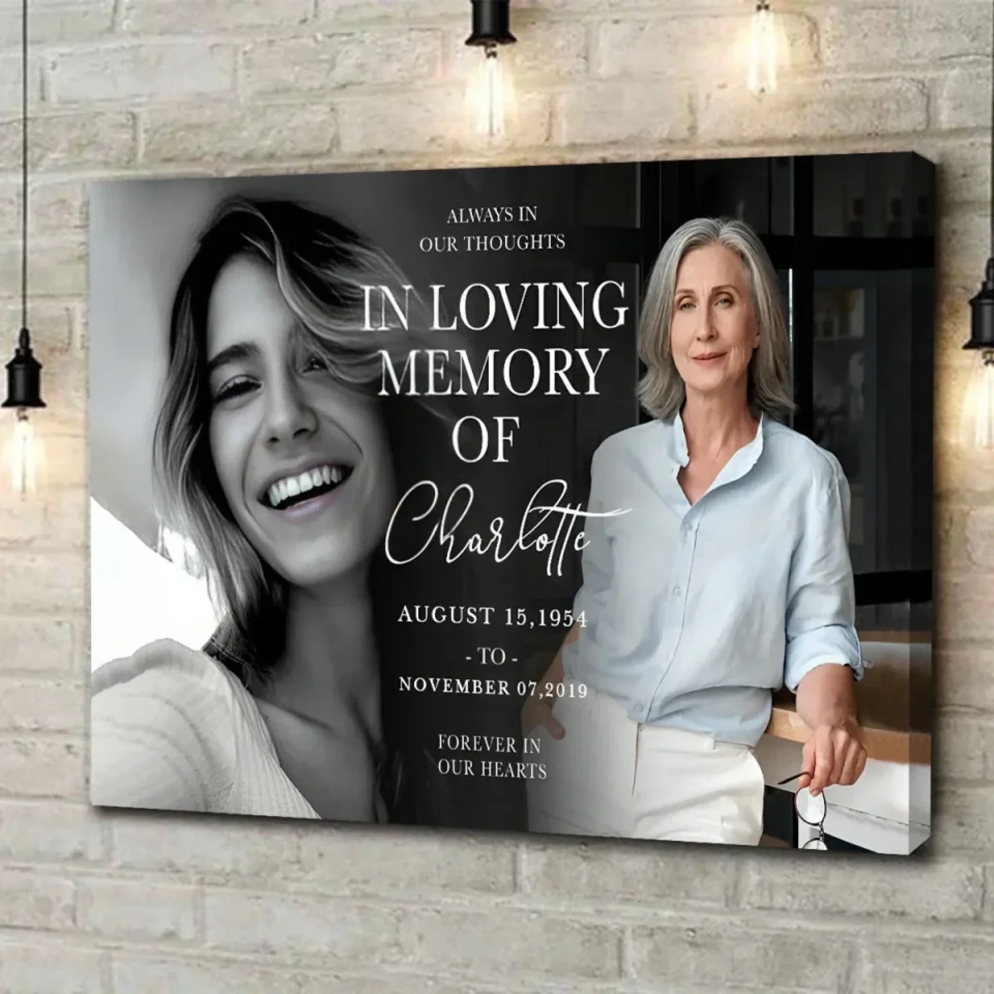 wall art canvas personalized photo with name wall art keepsake poster and canvas