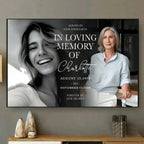 personalized photo with name canvas wooden wall art keepsake poster and canvas
