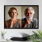 canvas wall art personalized photo with name photo tribute poster and canvas