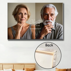 personalized photo with name canvas wooden memorial keepsake poster and canvas
