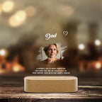 personalized photo with name night light photo tribute memorial keepsake