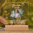 personalized photo with name night light photo tribute