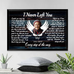 angel wings personalized photo with name canvas photo tribute poster and canvas
