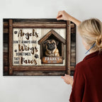 Poster Without Frame Personalized Design Canvas Sympathy Gift for Loss of Dog