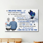 butterfly poster personalized photo wooden memorial keepsake poster and canvas