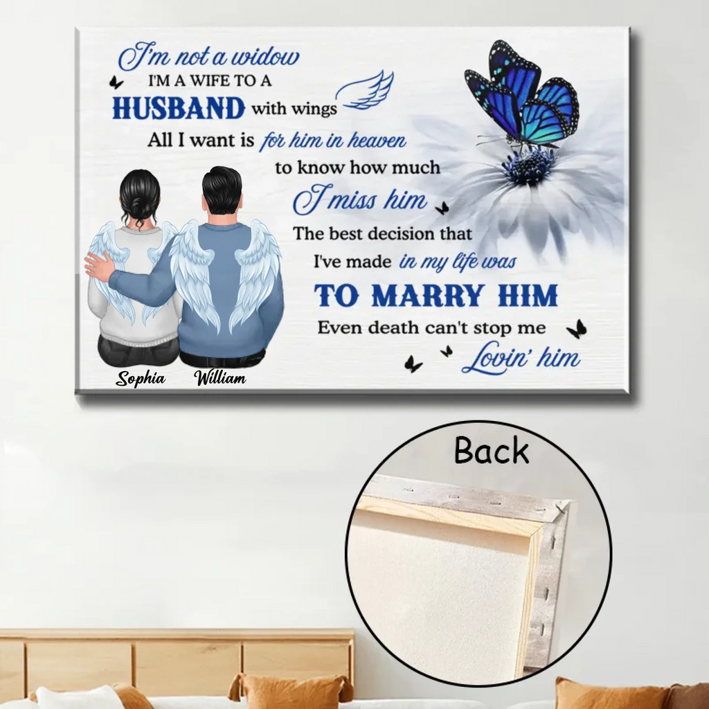 wooden butterfly poster personalized photo home remembrance poster and canvas