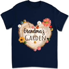 names shirt with grandma garden heart flower warm everyday style