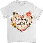 personalized shirt gift with grandma garden heart flower thoughtful everyday outfit
