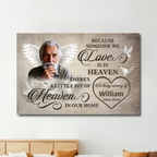 poster personalized photo with name wall art memorial keepsake poster and canvas
