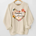 grandma garden heart flower shirt keepsake for grandma daily comfort gift