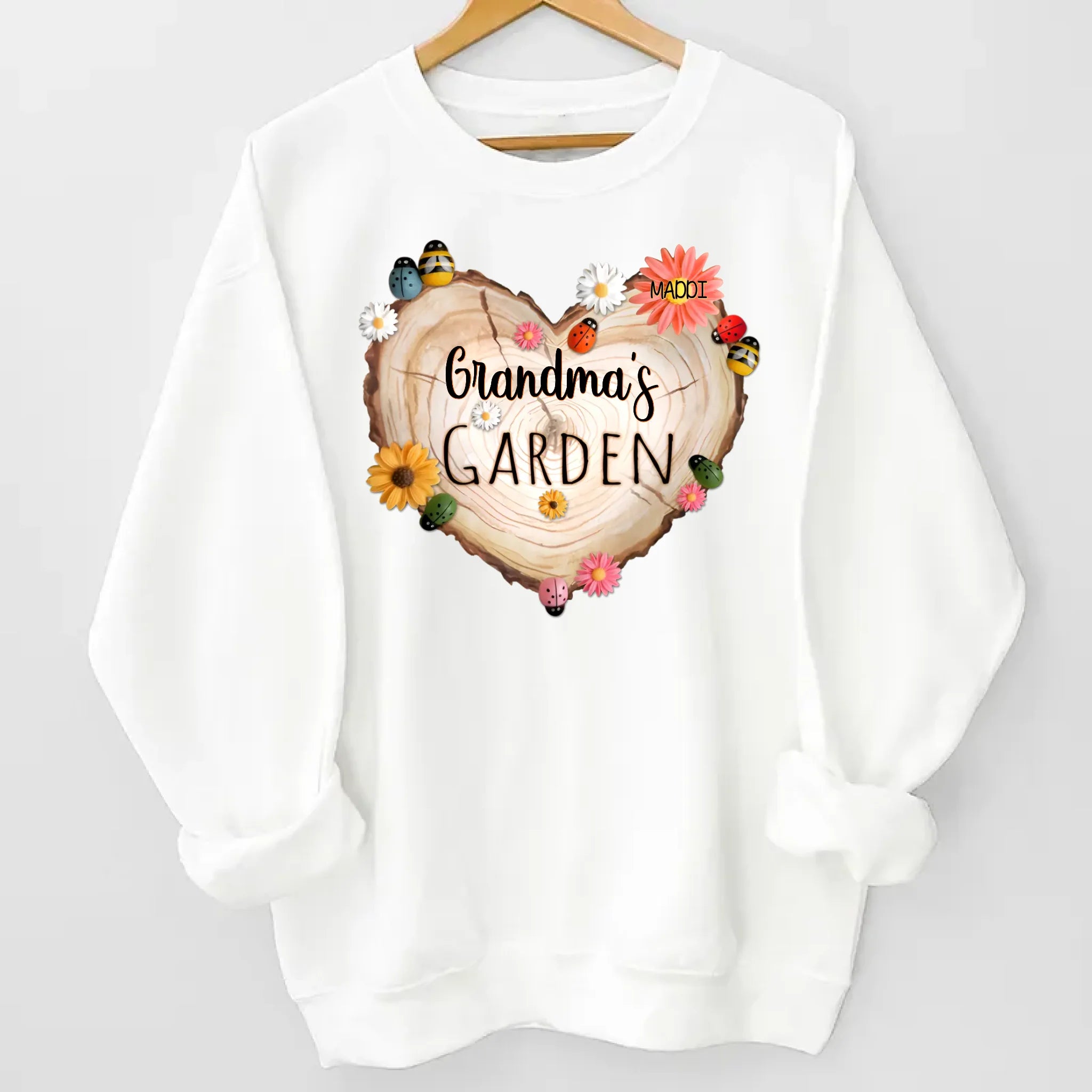 special shirt featuring grandma garden heart flower family celebration style