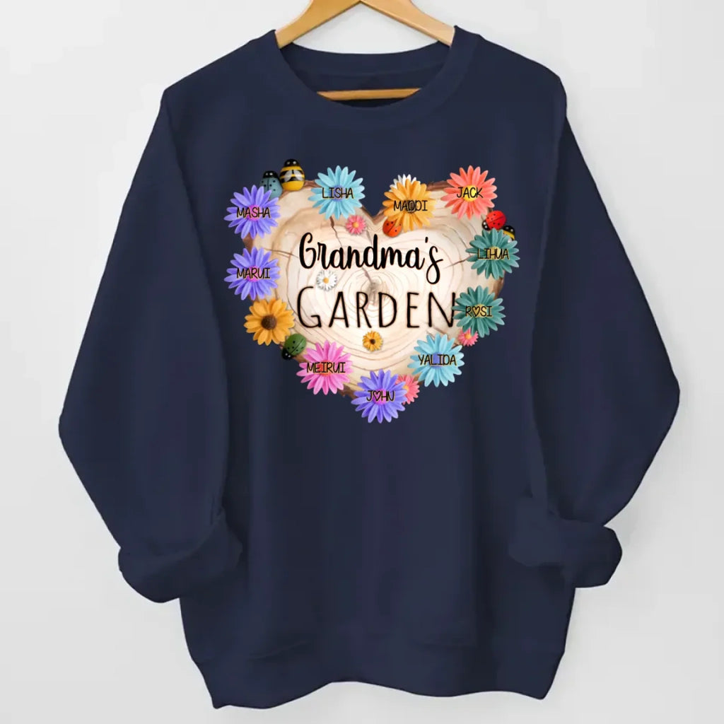 unique shirt with grandma garden heart flower personalized details cozy keepsake wear