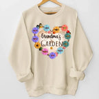 shirt personalized with grandma garden heart flower names special family present