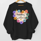 grandma garden heart flower family shirt with names personalized gift idea
