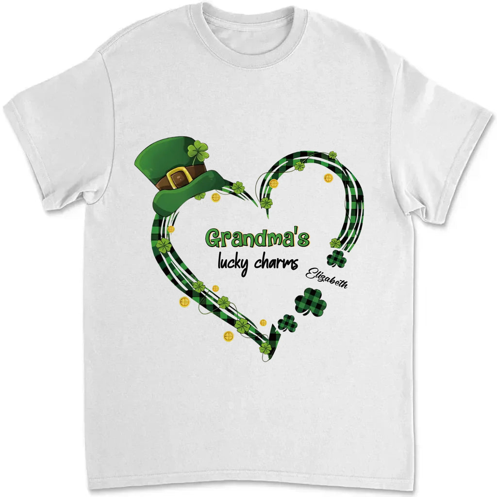 meaningful heart shaped happy st patricks day shirt gift with family details family keepsake style