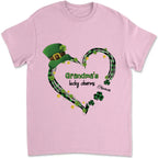 heart shaped happy st patricks day custom shirt for family cherished family design