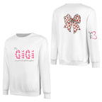 custom grandmas heart on her sleeve sweatshirt keepsake comfort fit gift
