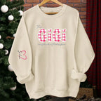 keepsake sweatshirt featuring grandmas heart on her sleeve unique family wear