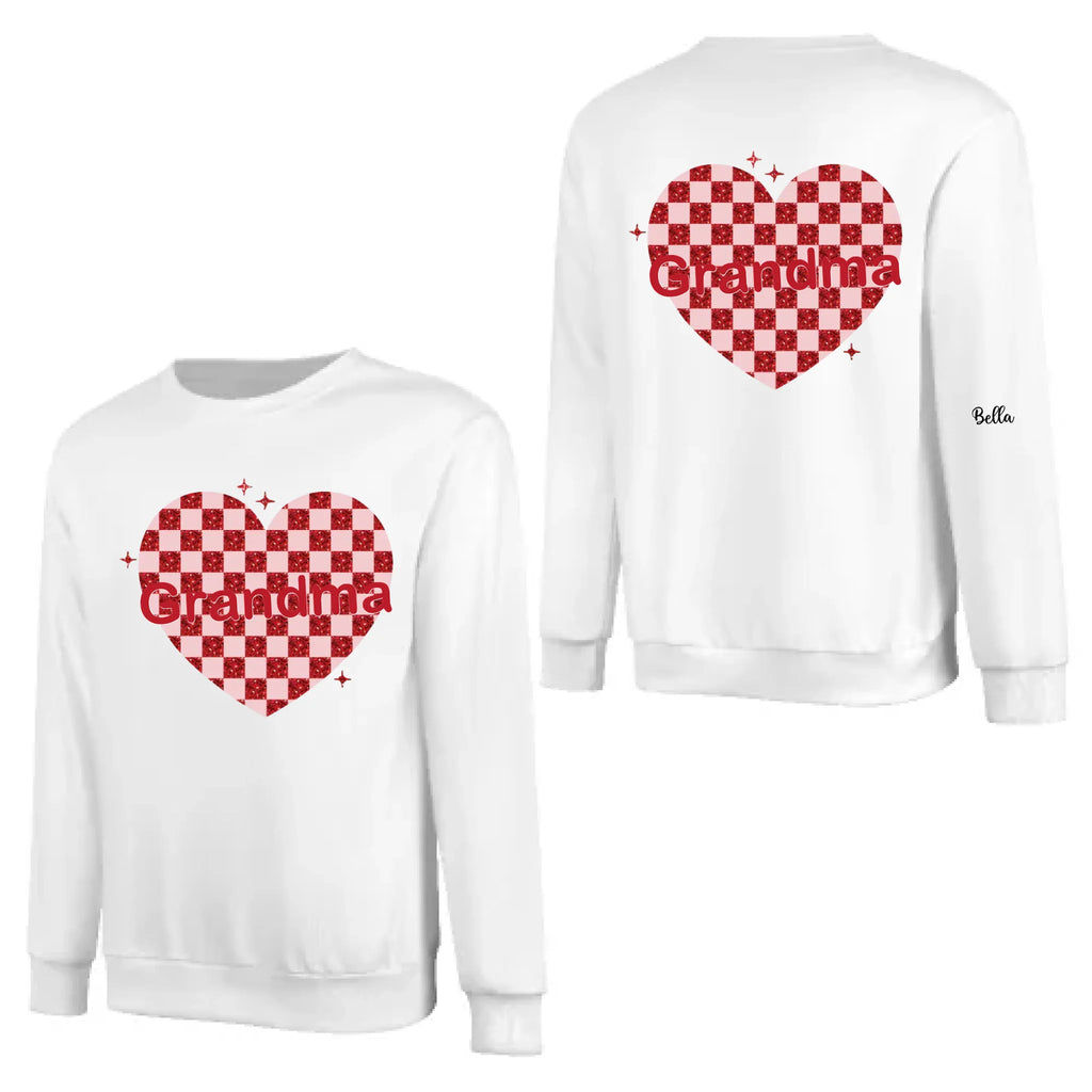 custom nana heart valentine sweatshirt keepsake comfort fit gift