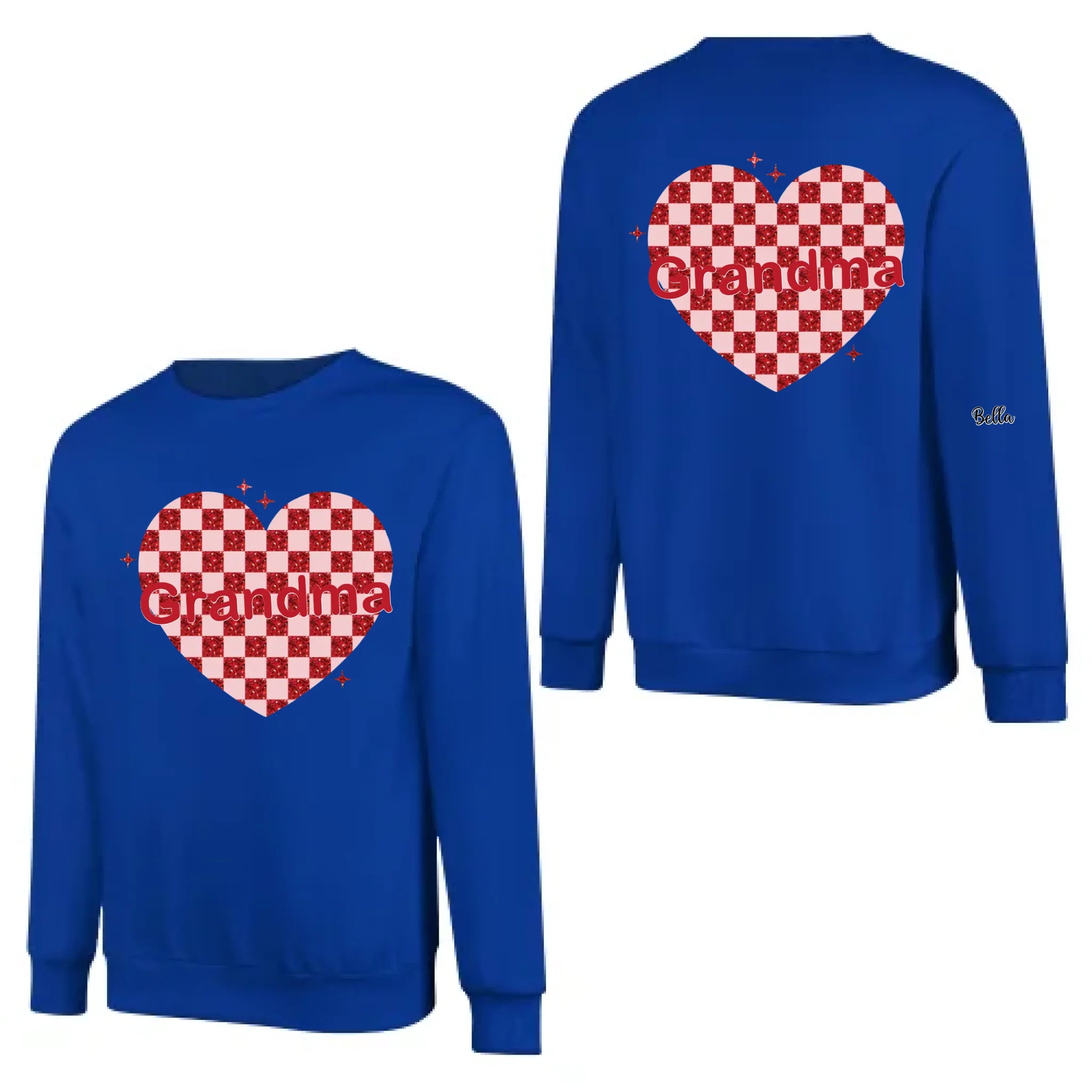 special sweatshirt featuring nana heart valentine family celebration style