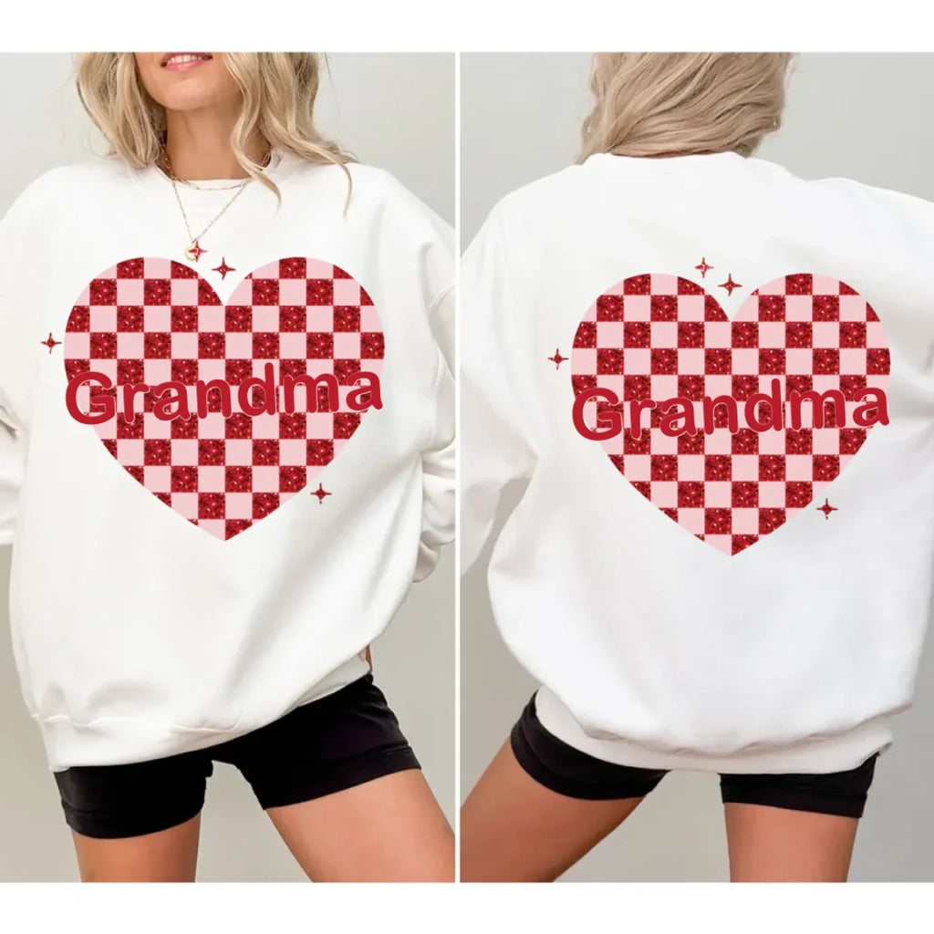 nana heart valentine sweatshirt personalized with names personalized apparel