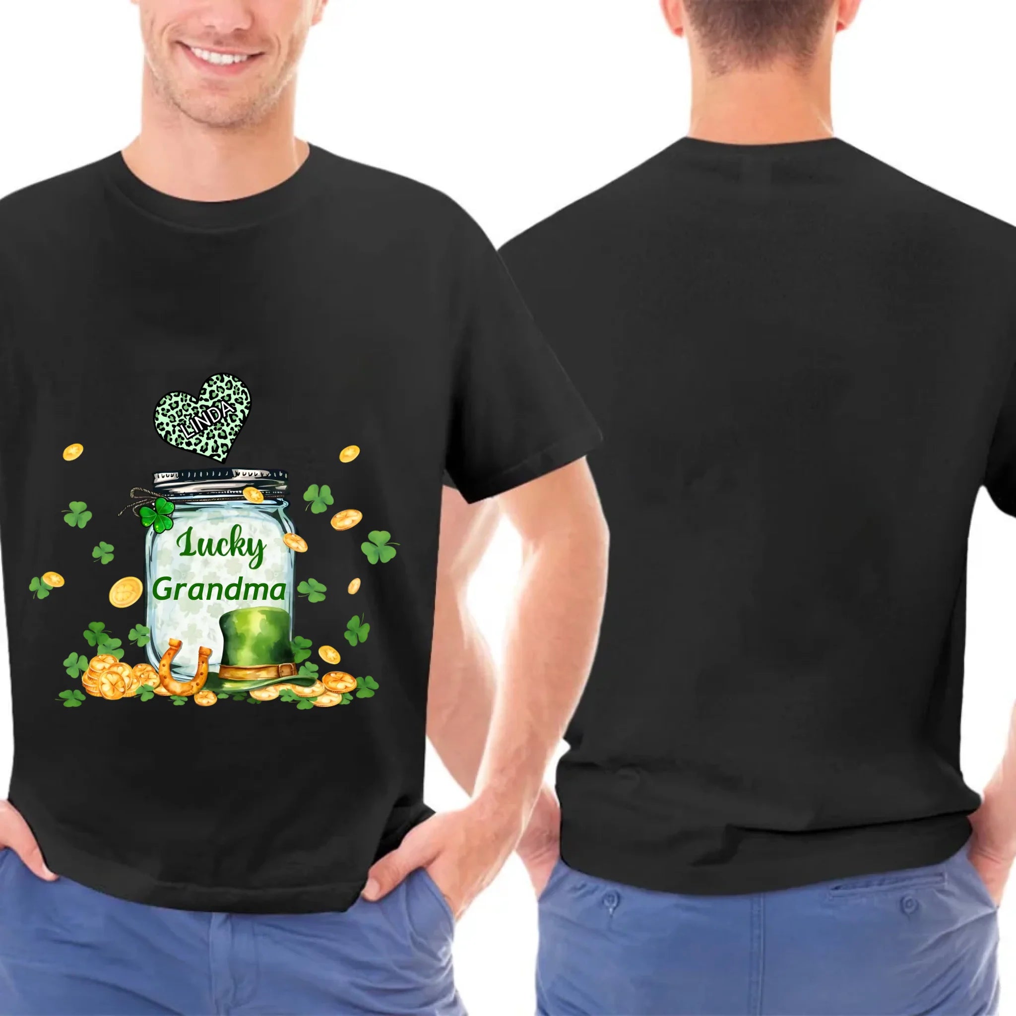 keepsake shirt featuring lucky grandma st patricks day unique family wear
