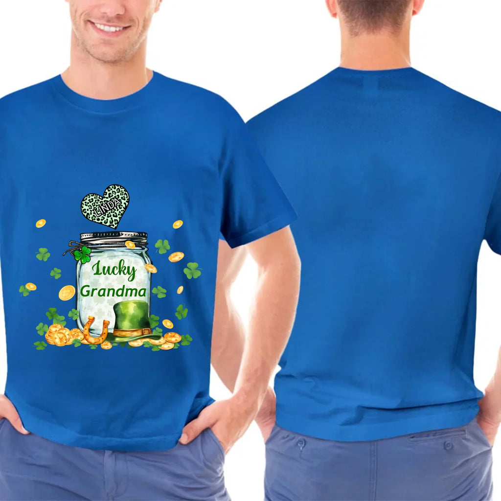 custom lucky grandma st patricks day shirt keepsake comfort fit gift