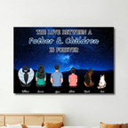 canvas unframed personalized design siblings memorial canvas wall art