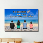 canvas unframed siblings memorial canvas personalized design wall art