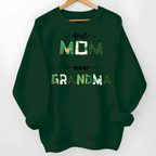first mom now grandma shirt or sweatshirt gift with family names heartfelt keepsake