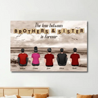 personalized photo with name canvas remembrance gift poster without frame
