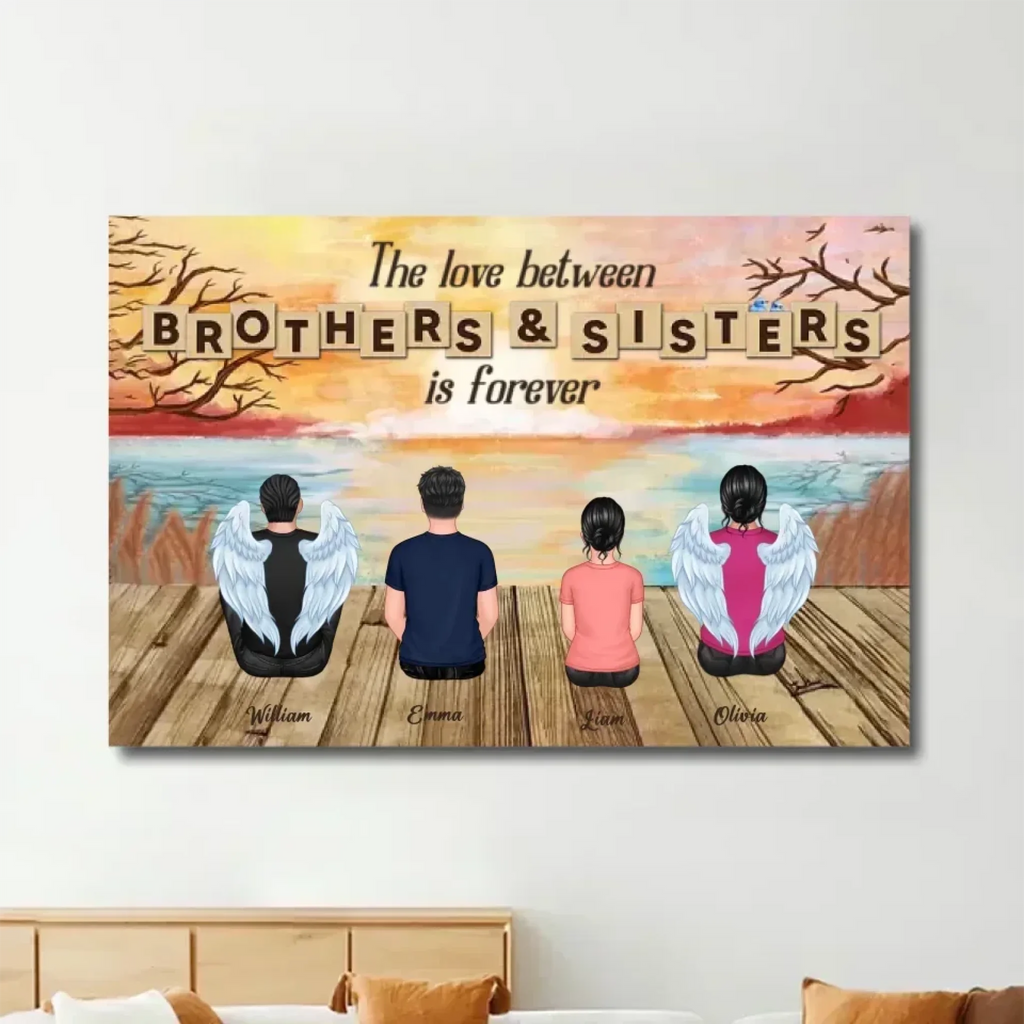canvas wooden style personalized photo with name photo tribute frameless canvas