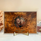 personalized photo with custom name desk decoration wooden custom keepsake wooden plaque